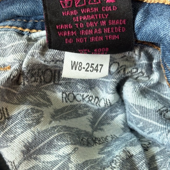 Rock & Roll Cowgirl Dark Blue Flare Jeans - Picture 5 of 11